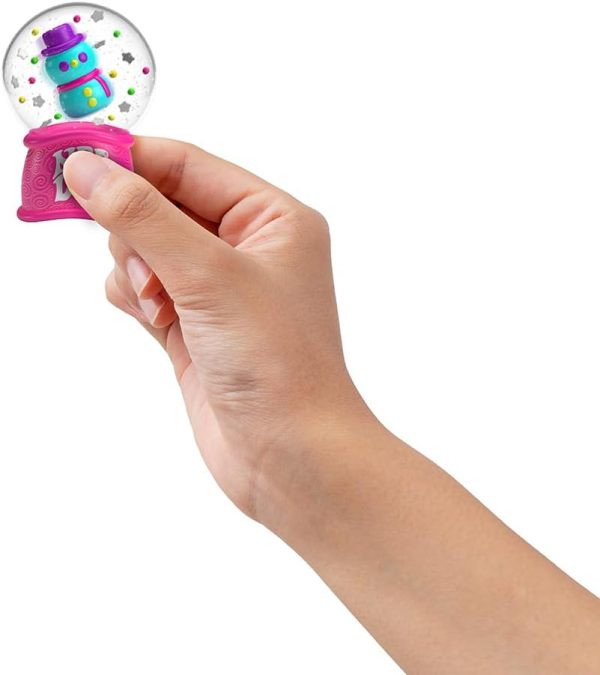 Schylling NeeDoh Squishmas Squish N' Snow Globes - Christmas Squeeze Toy - Assorted Colors - Ages 3 to Adult (Pack of 1)