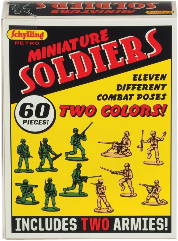 Schylling Retro Mini Soldiers 60 Piece. 1 EA