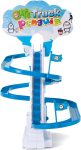 ARSUK Penguin Race Game Toy Playful Musical Roller Coaster Track Playset with Music & LED Flashing Lights On/Off Button for Toddlers and Kids Gift