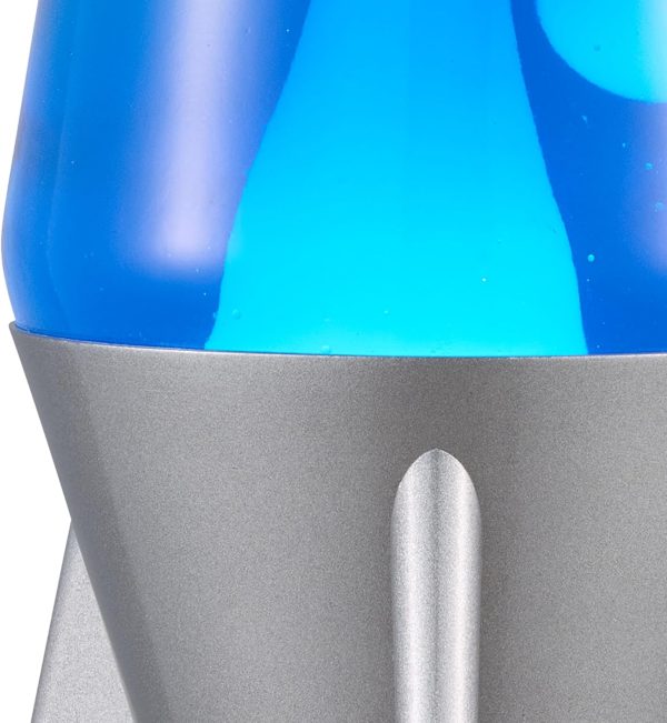 Lava The Original Lamp - 14.5 Gray Stratosphere ?C Retro Rocket Liquid Motion Lamp - White and Blue Liquid - Item #2390 (Amazon Exclusive)