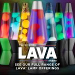 Lava The Original Lamp - 14.5 Neon Green - Classic Liquid Motion Lamp - Orange and Pink Liquid - Item #2096 (Amazon Exclusive)