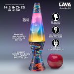 Lava The Original Lamp - 14.5 Trippy Shrooms ?C Classic Liquid Motion Lamp - Tri-Colored Globe and Black Base - Item #2361 (Amazon Exclusive)