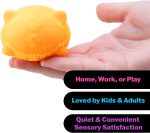 Schylling Needoh Wild Cats Fuzz Ball - Sensory Squeeze Toy - Colors May Vary